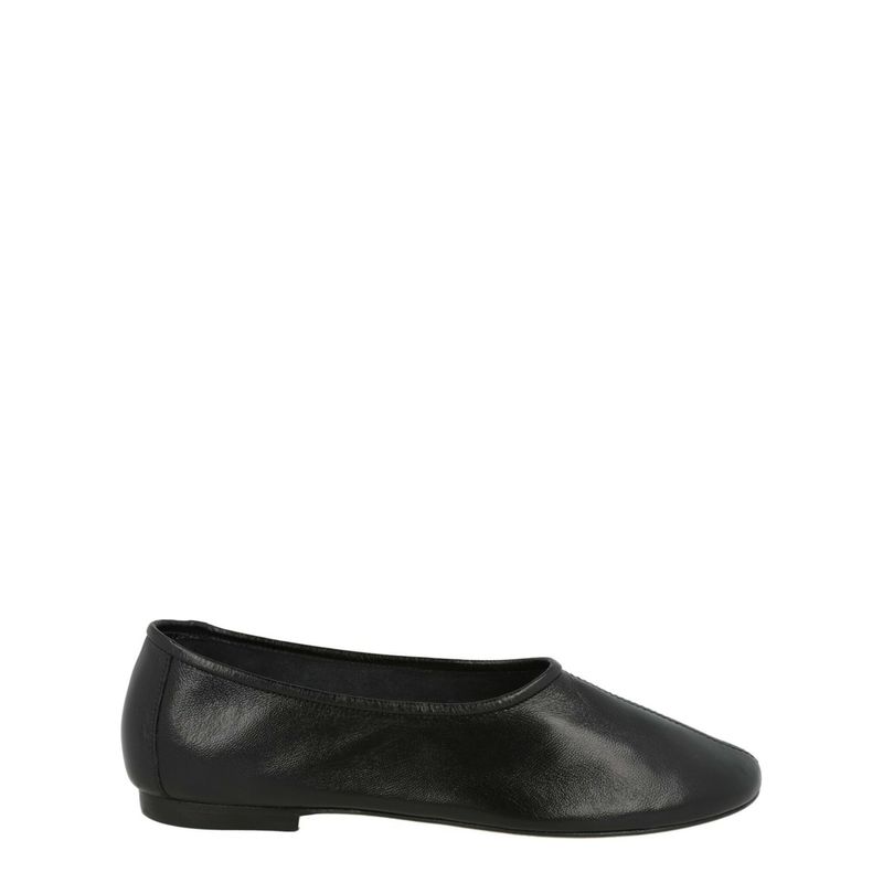 Byfar Prudence Leather Flats Black Womens